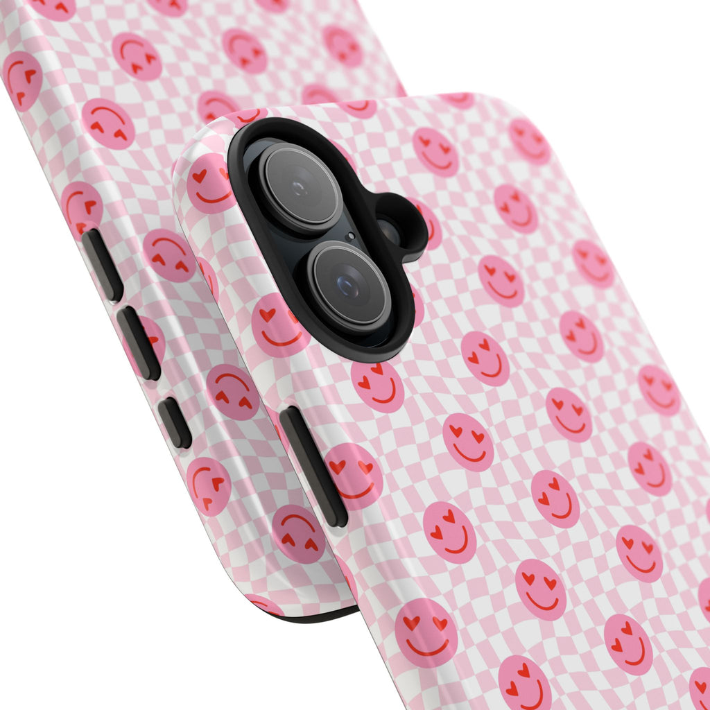 Pink Smiley Phone Case