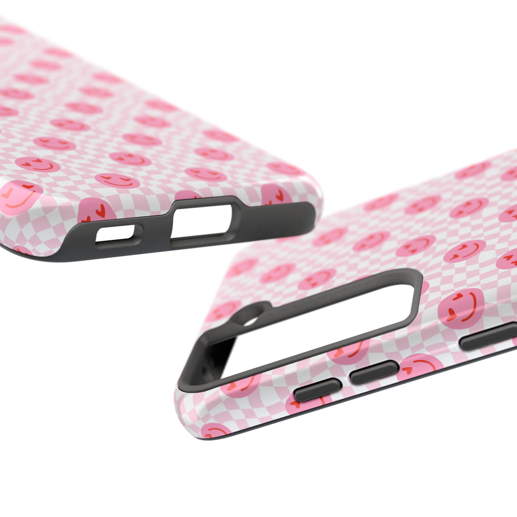 Pink Smiley Phone Case