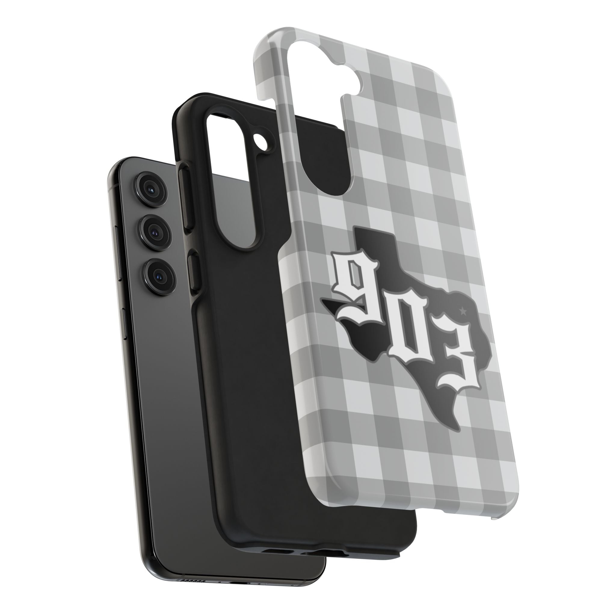 903- Gray Checkered