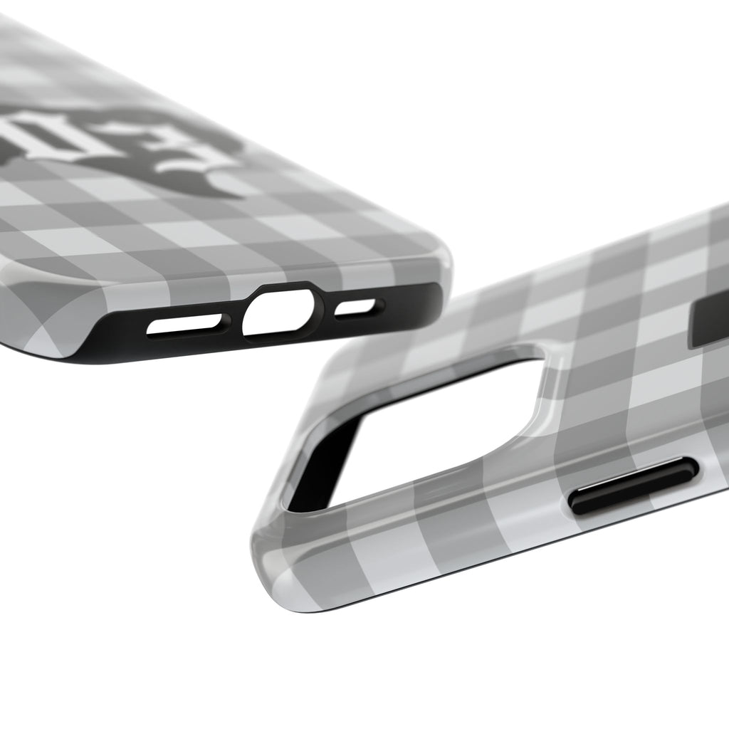 903- Gray Checkered