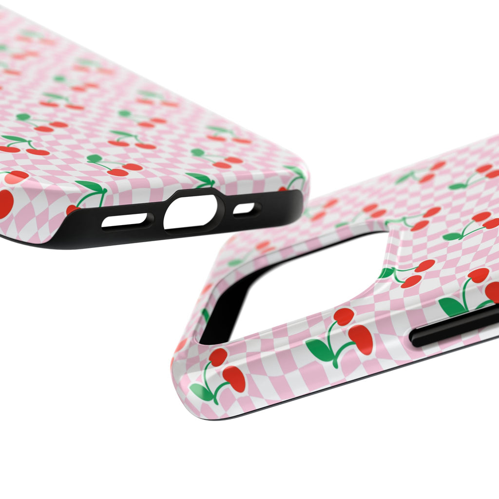 Pink Checkered Cherries
