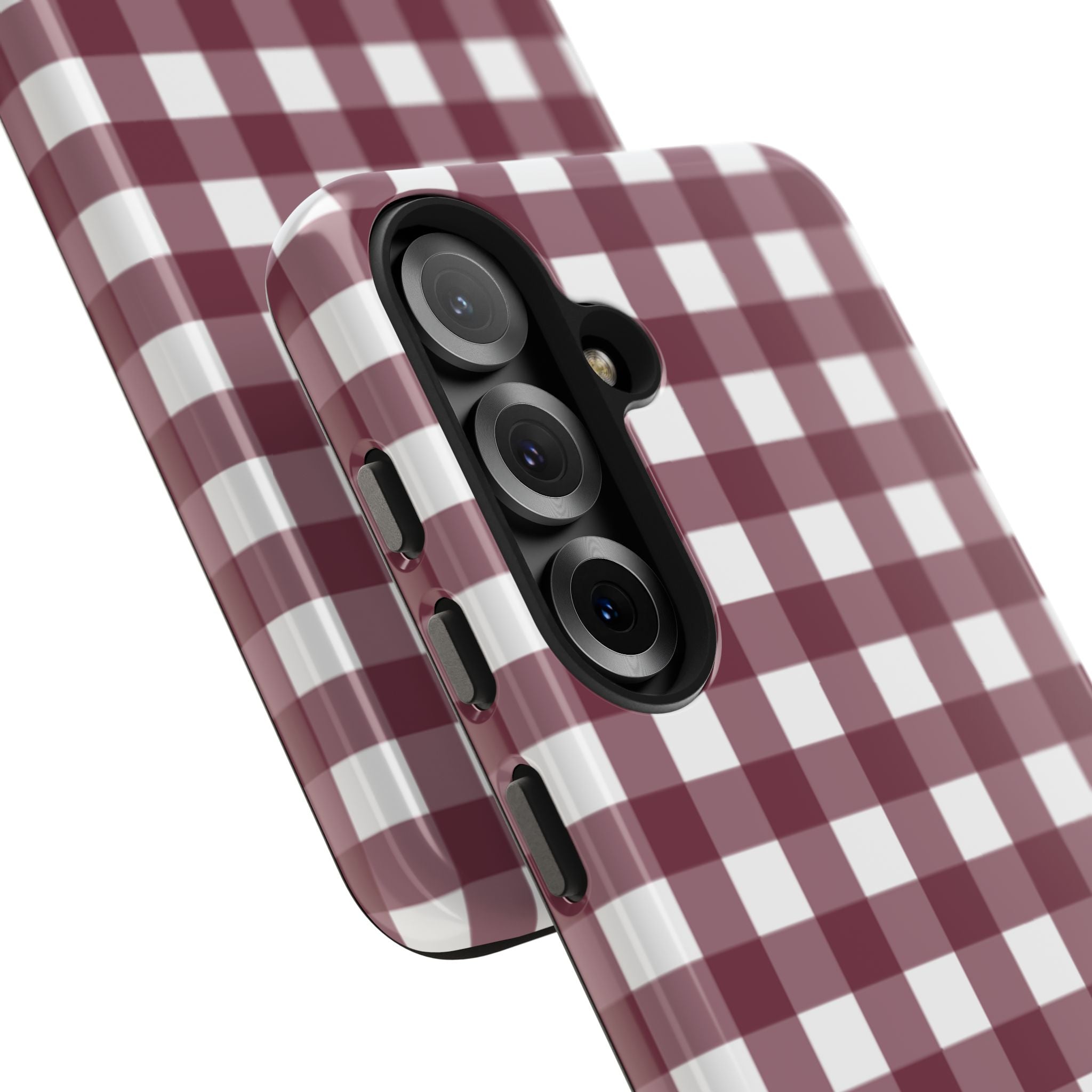 Gingham - Maroon