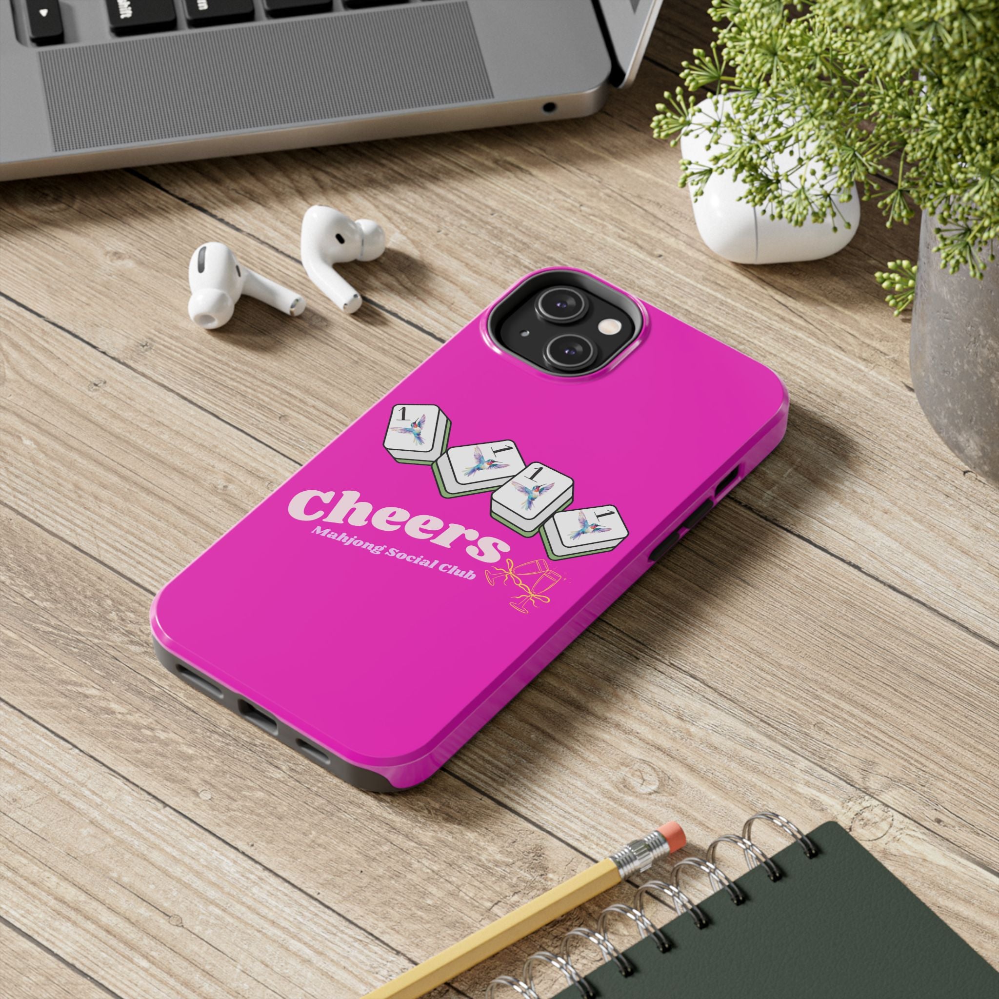 Mahjong Cheers- Pink