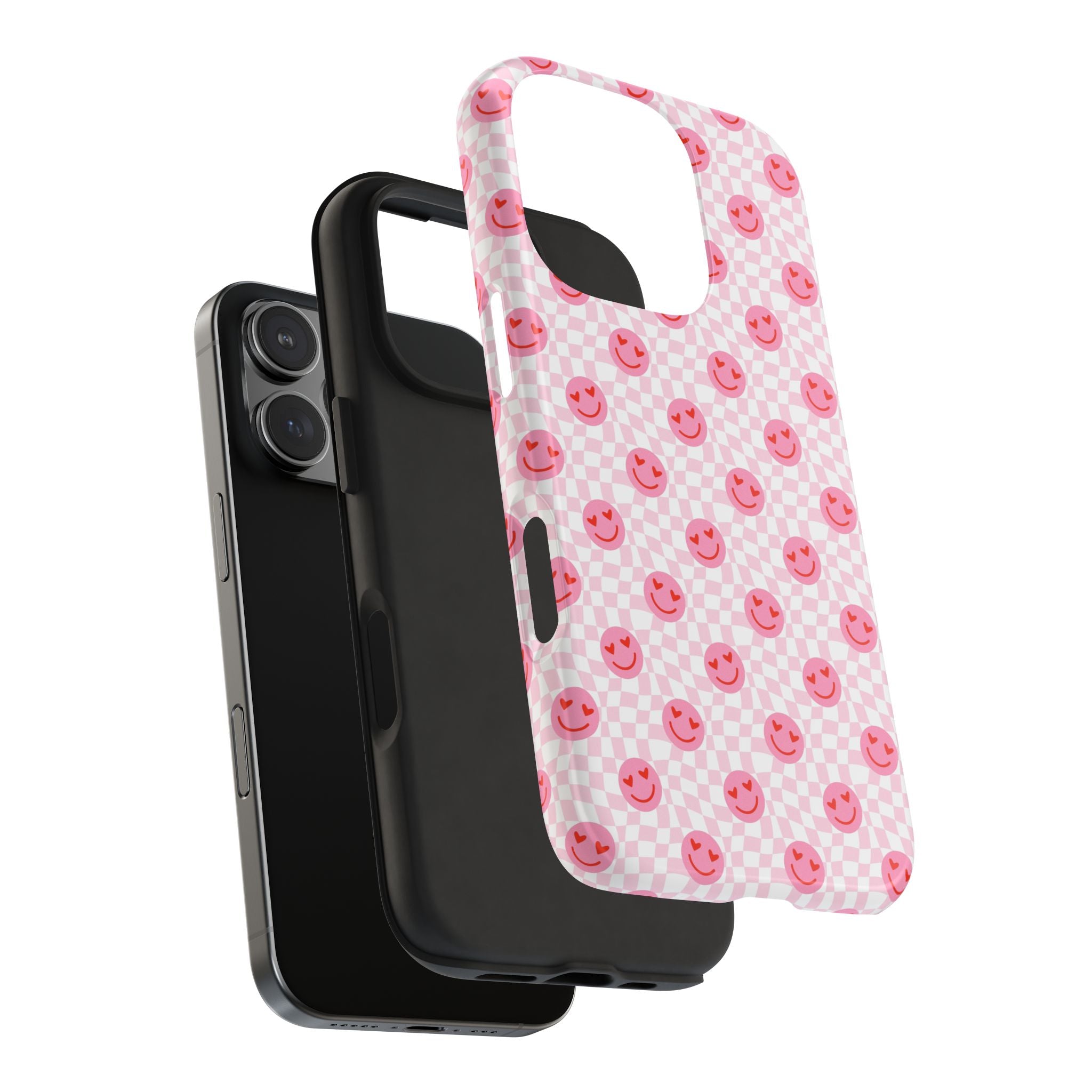 Pink Smiley Phone Case