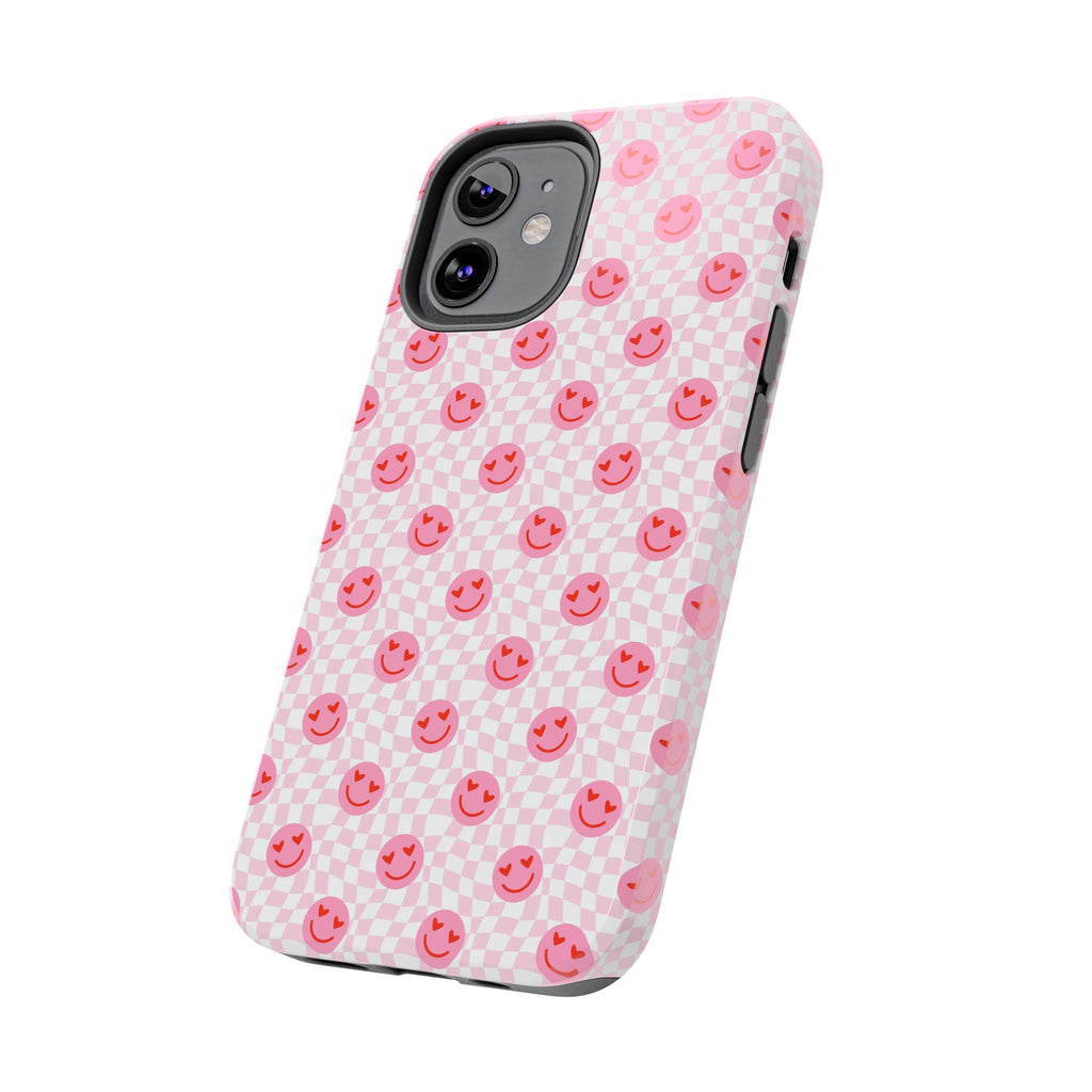 Pink Smiley Phone Case