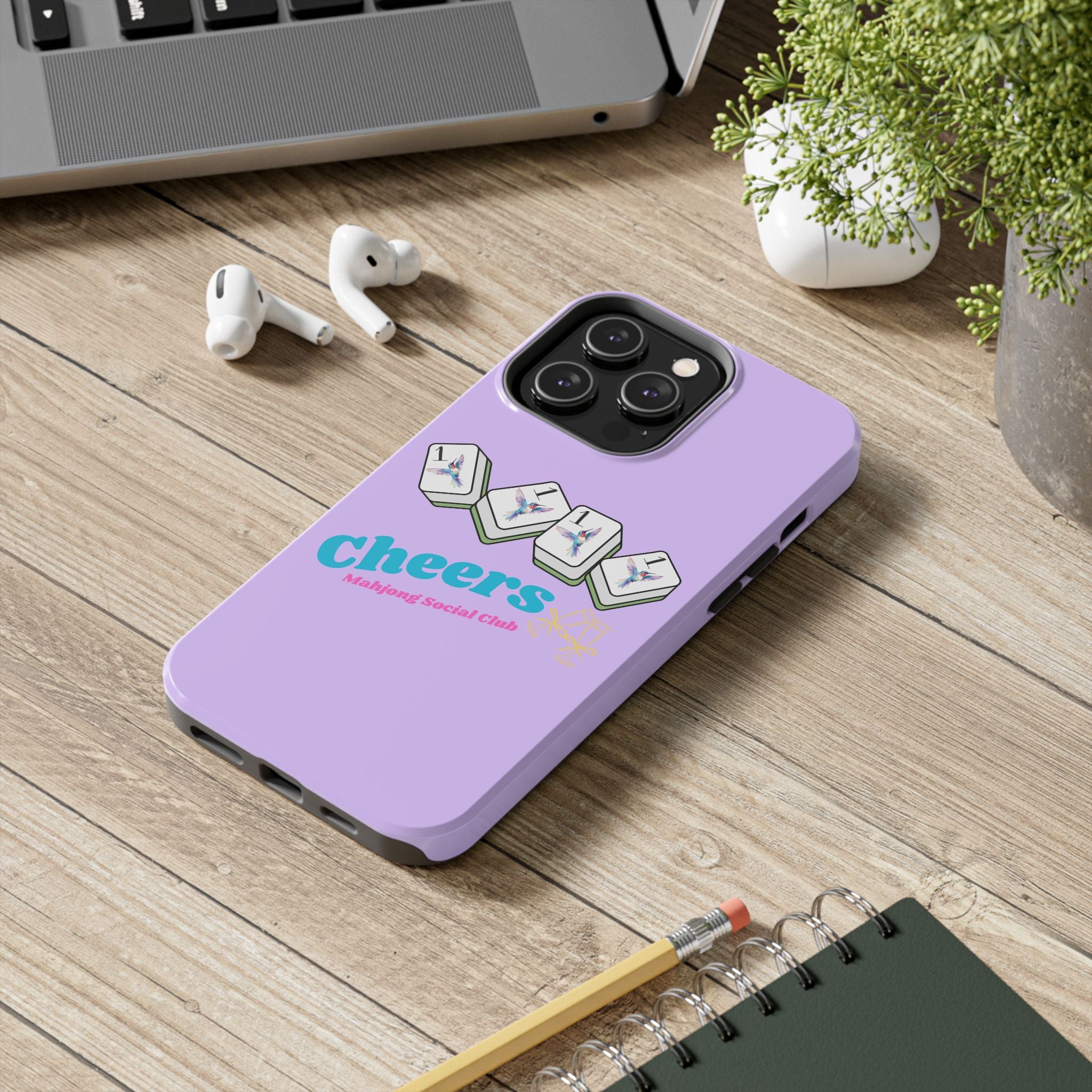 Mahjong Cheers- Purple