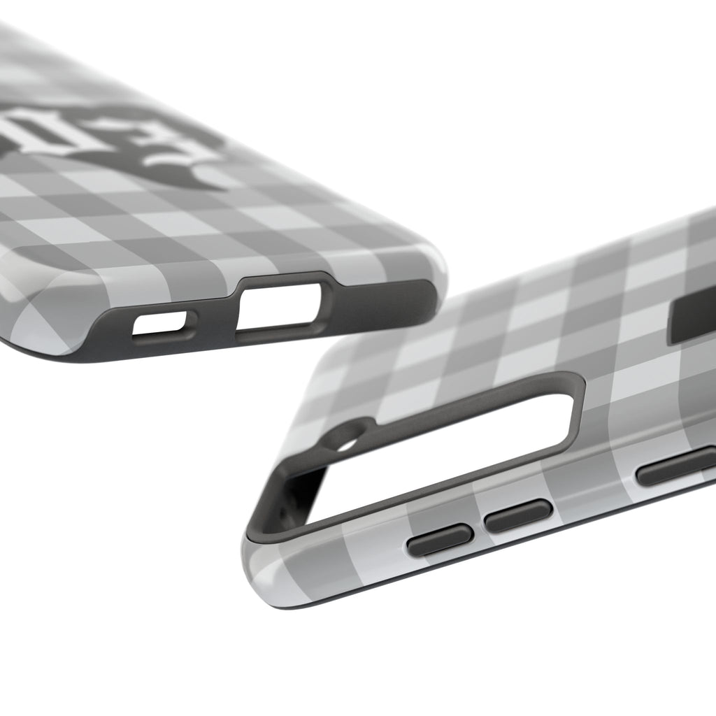 903- Gray Checkered