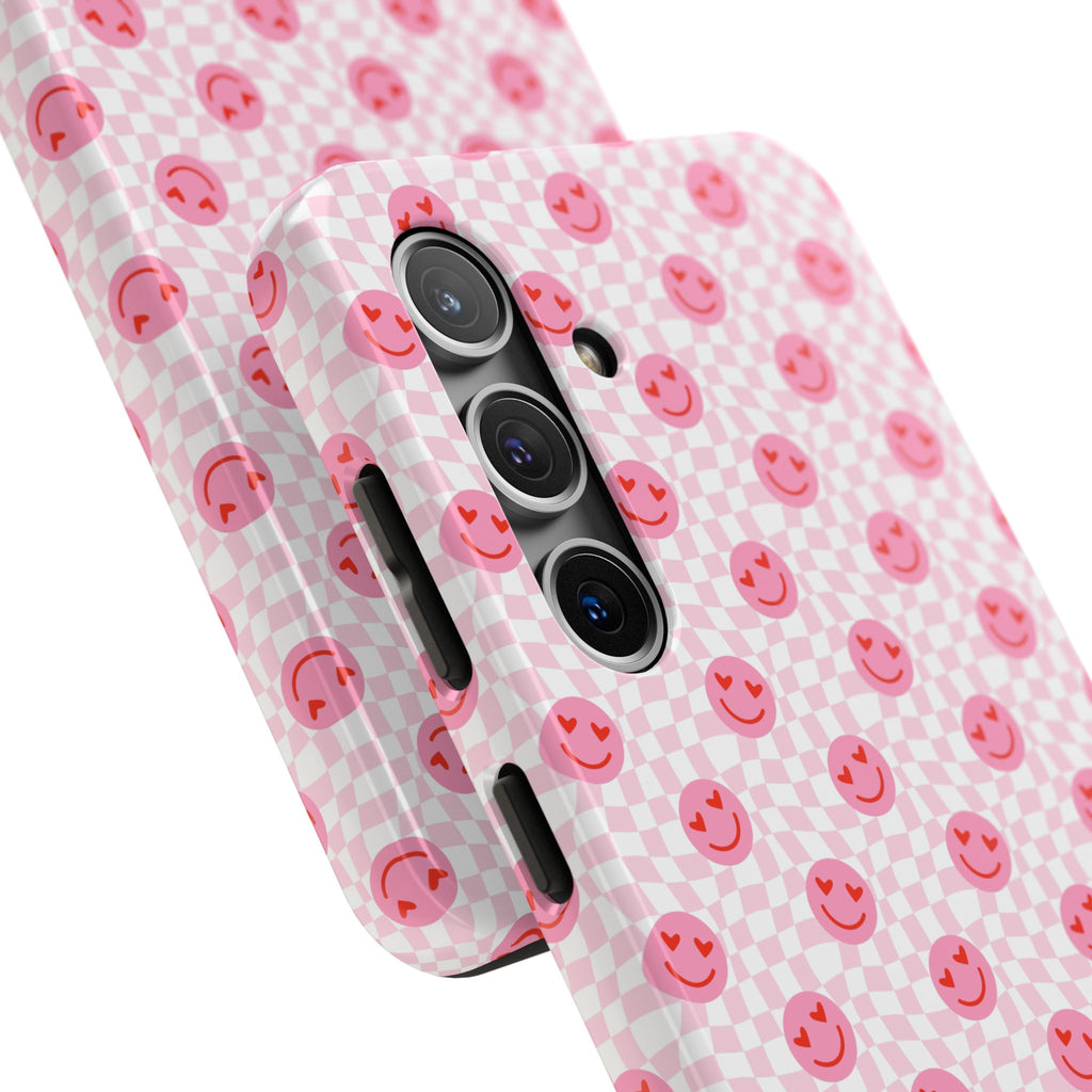 Pink Smiley Phone Case