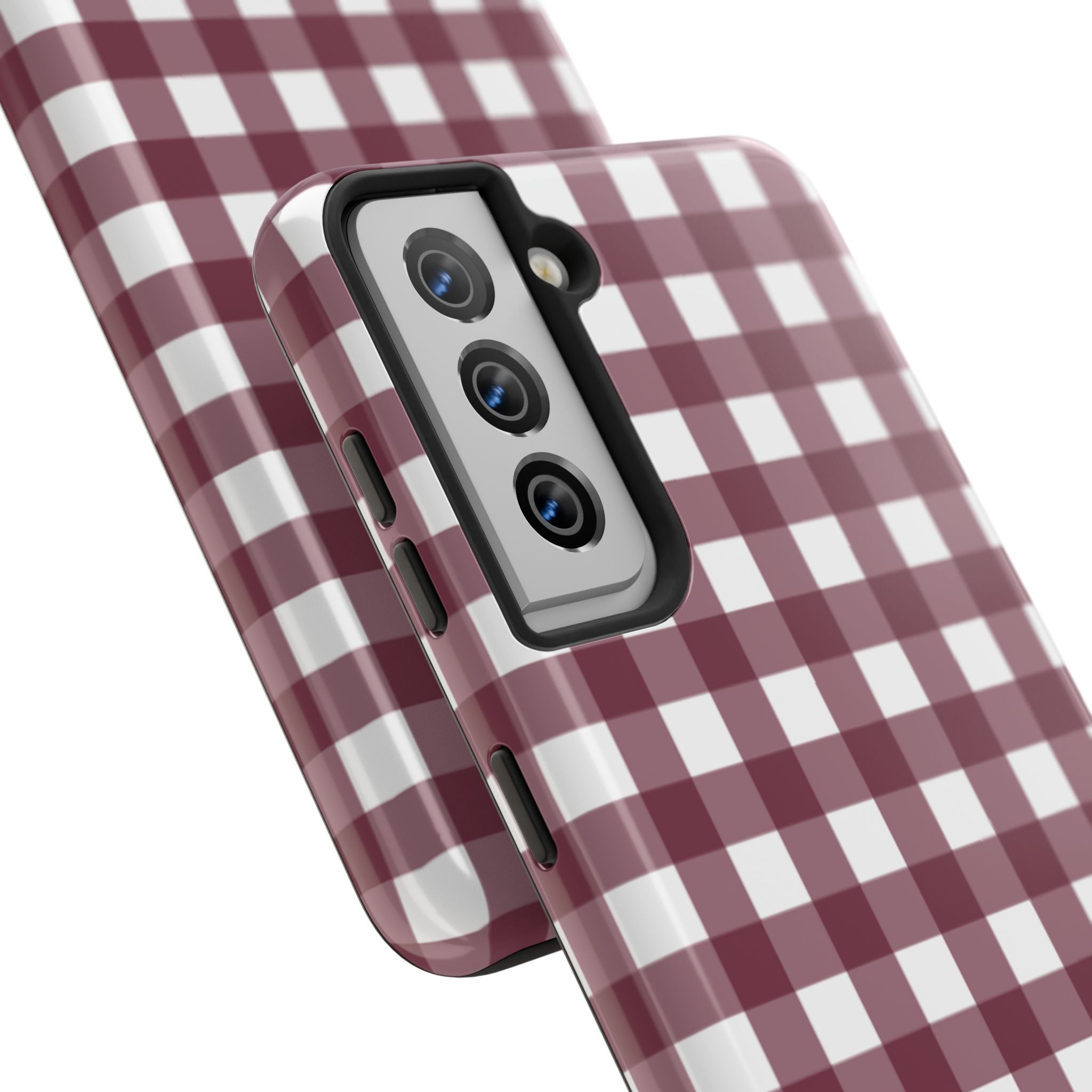 Gingham - Maroon