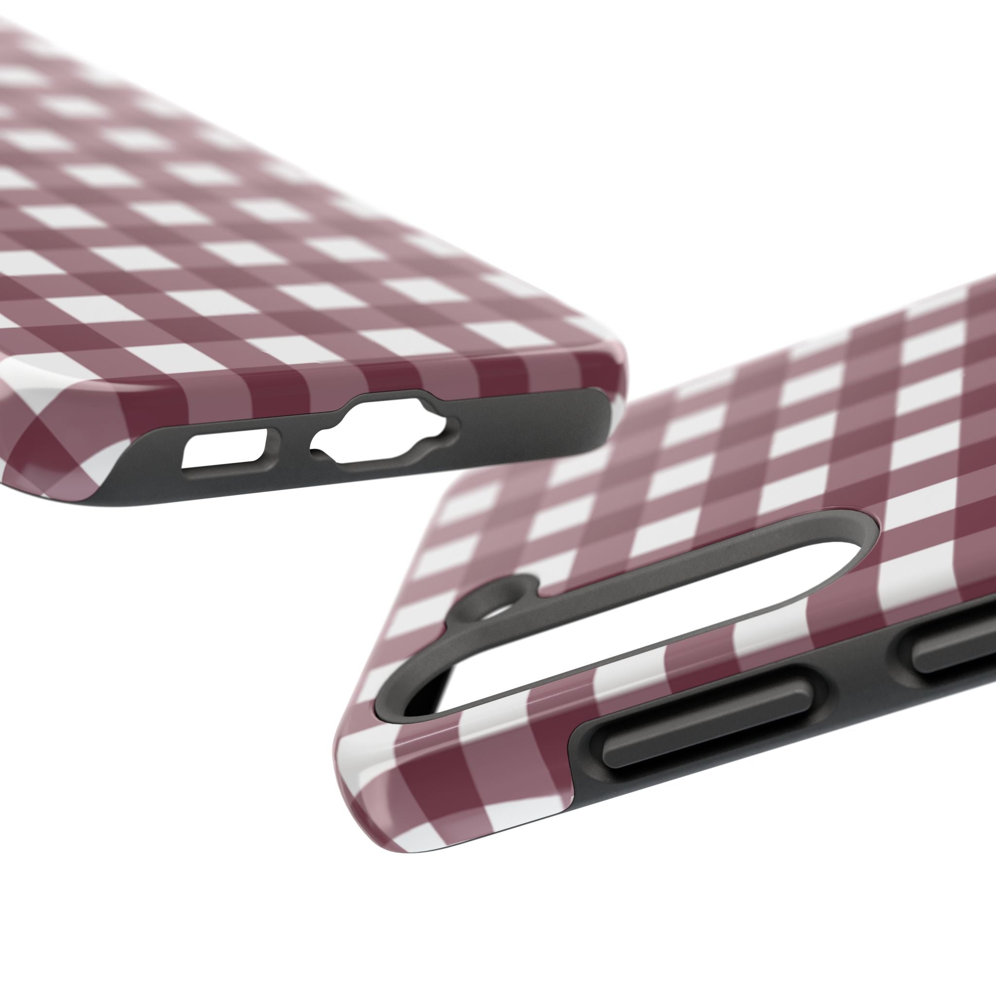 Gingham - Maroon