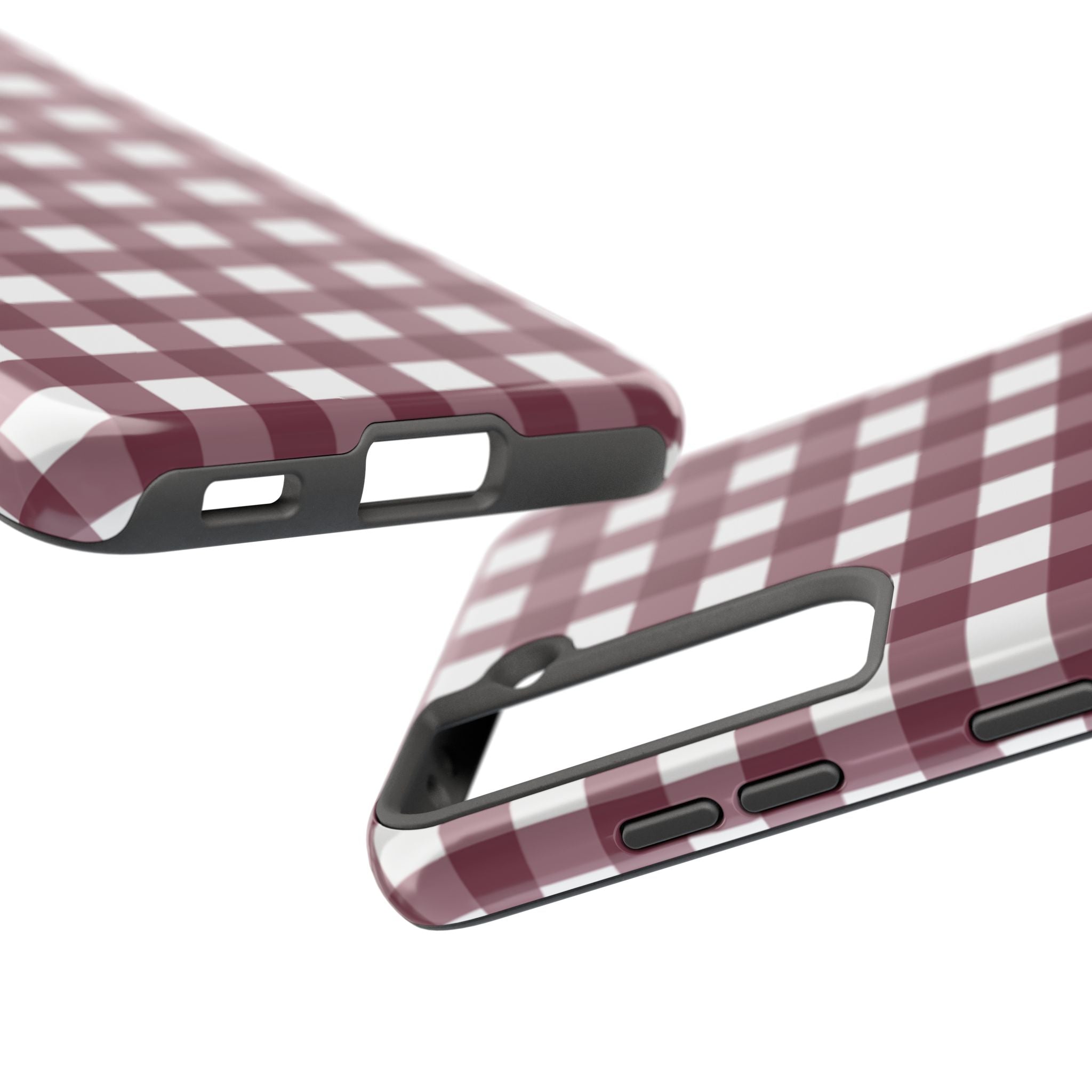 Gingham - Maroon