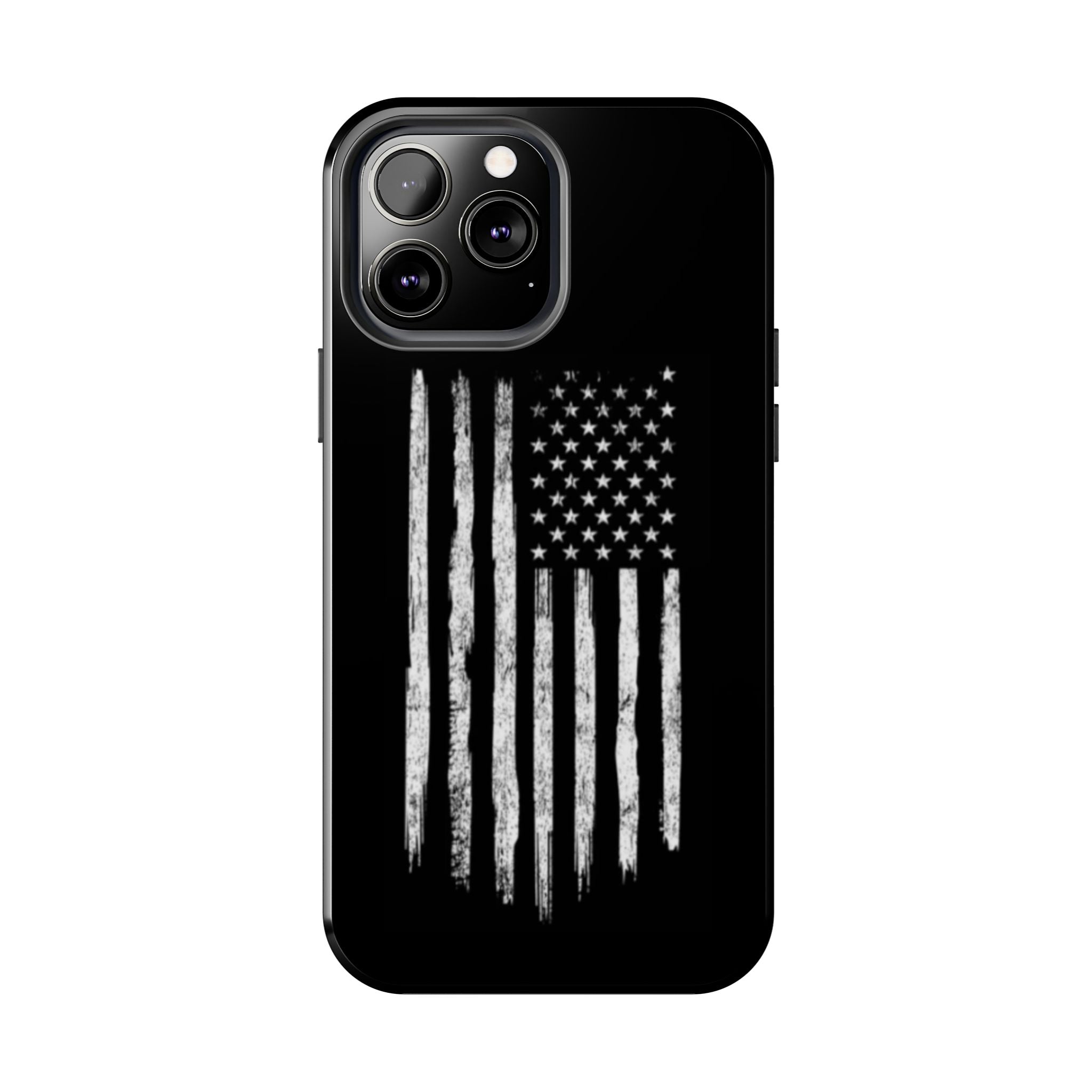 American - Black and White Flag