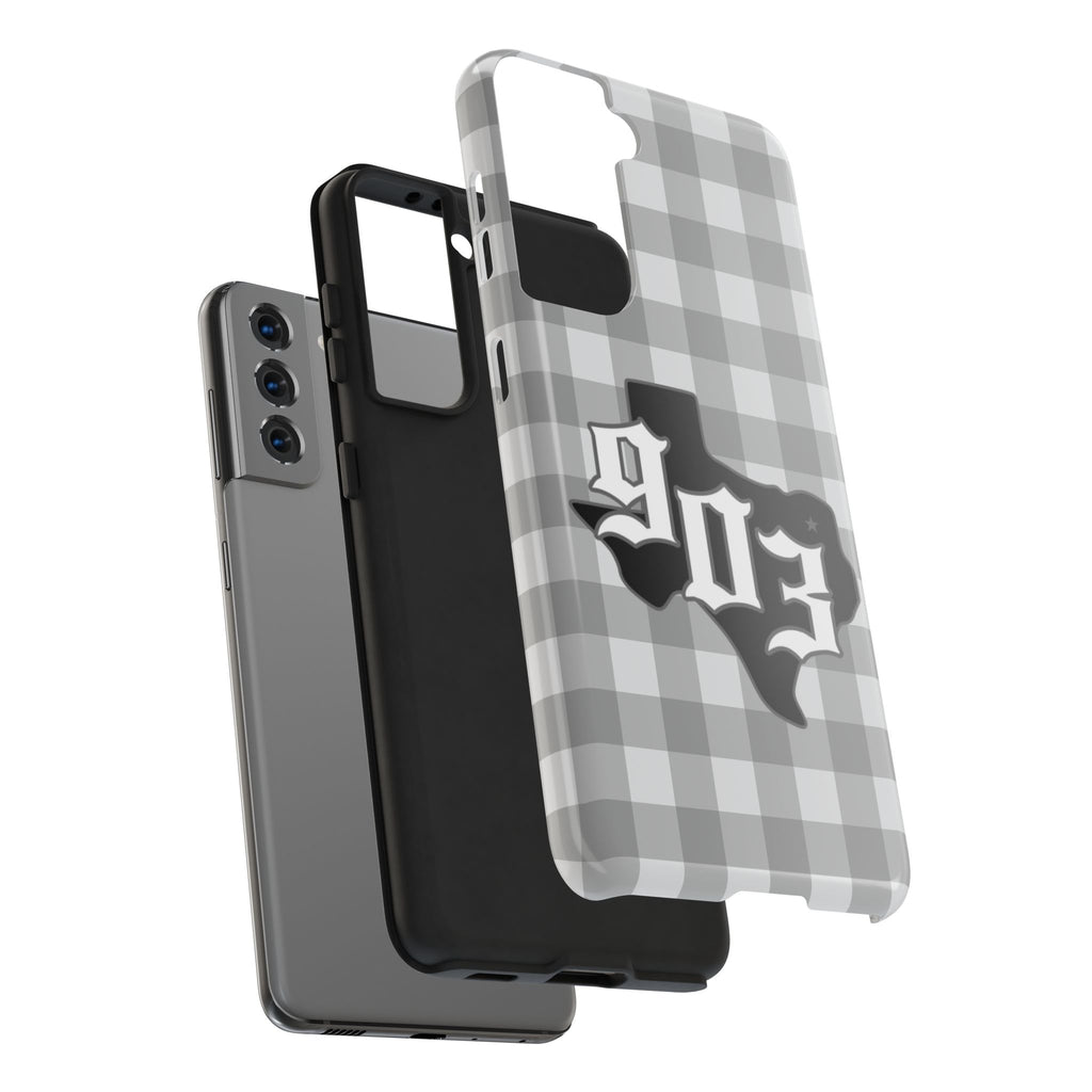 903- Gray Checkered