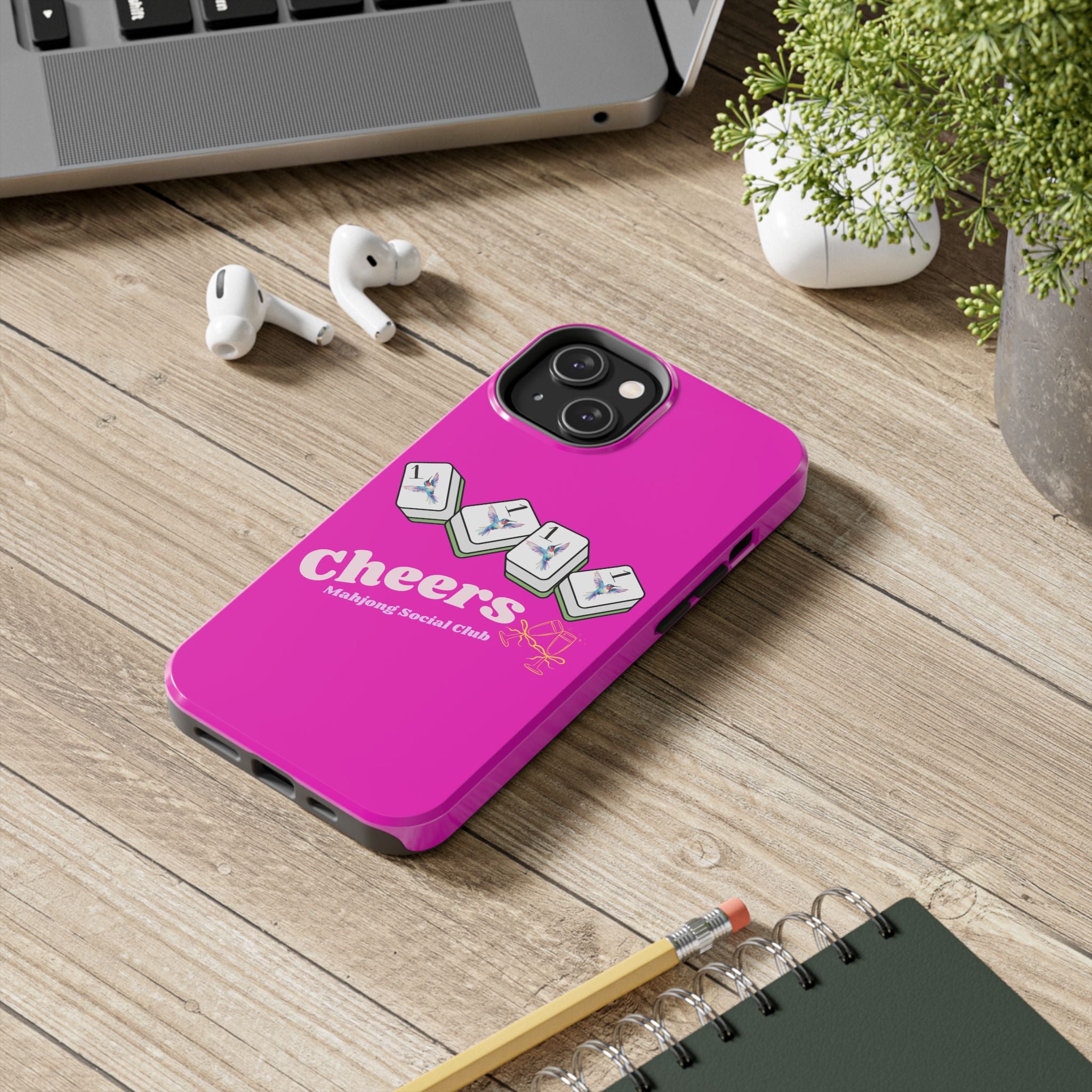 Mahjong Cheers- Pink