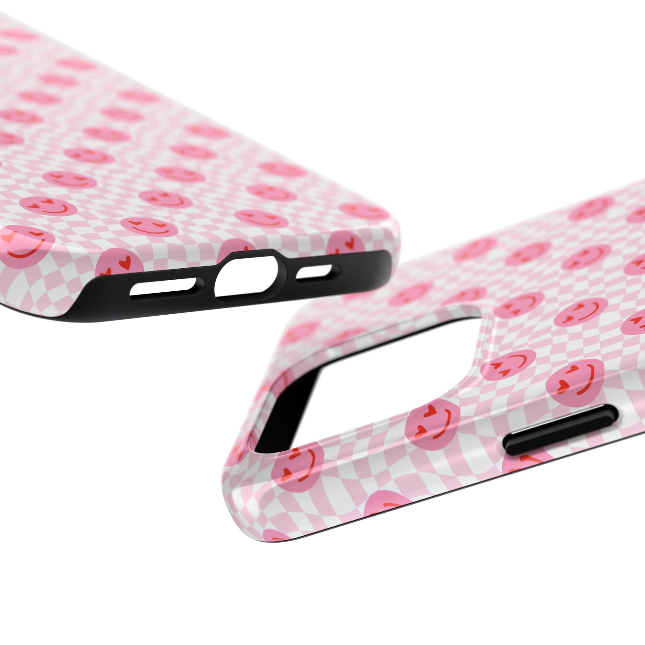 Pink Smiley Phone Case