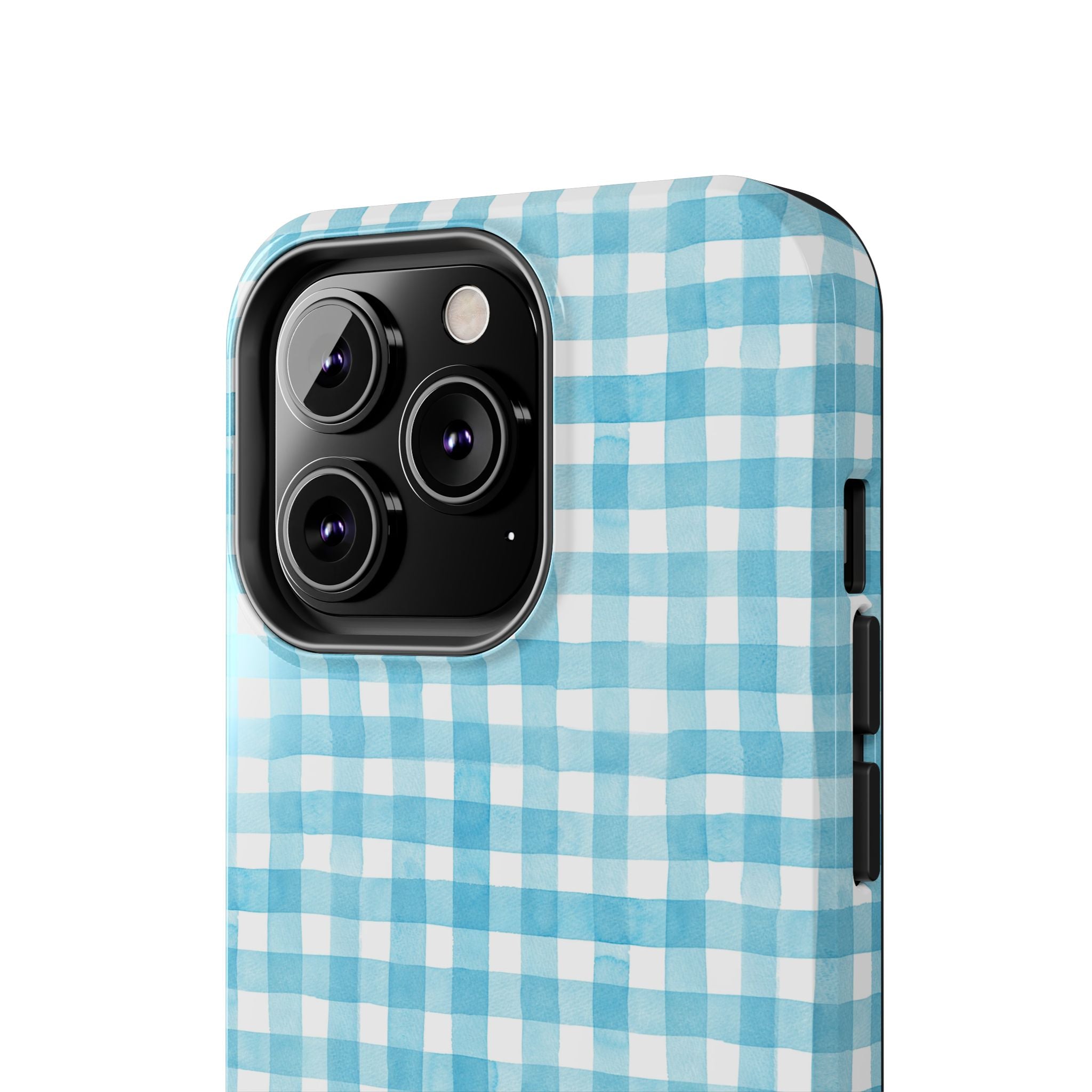 Watercolor Gingham - Light Blue