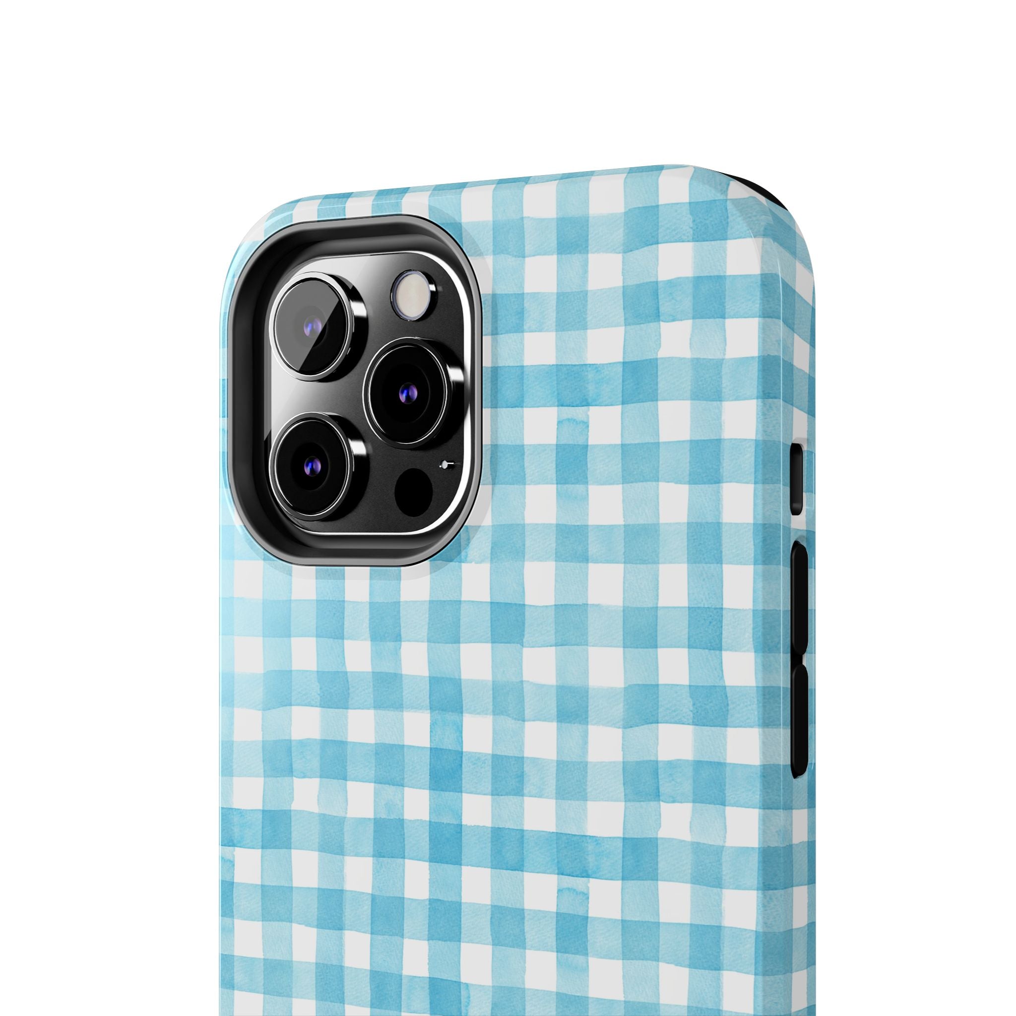 Watercolor Gingham - Light Blue