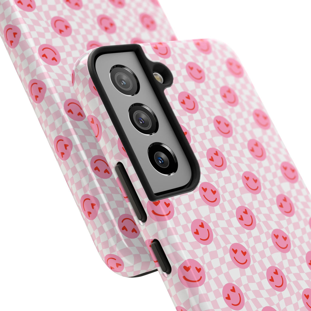 Pink Smiley Phone Case