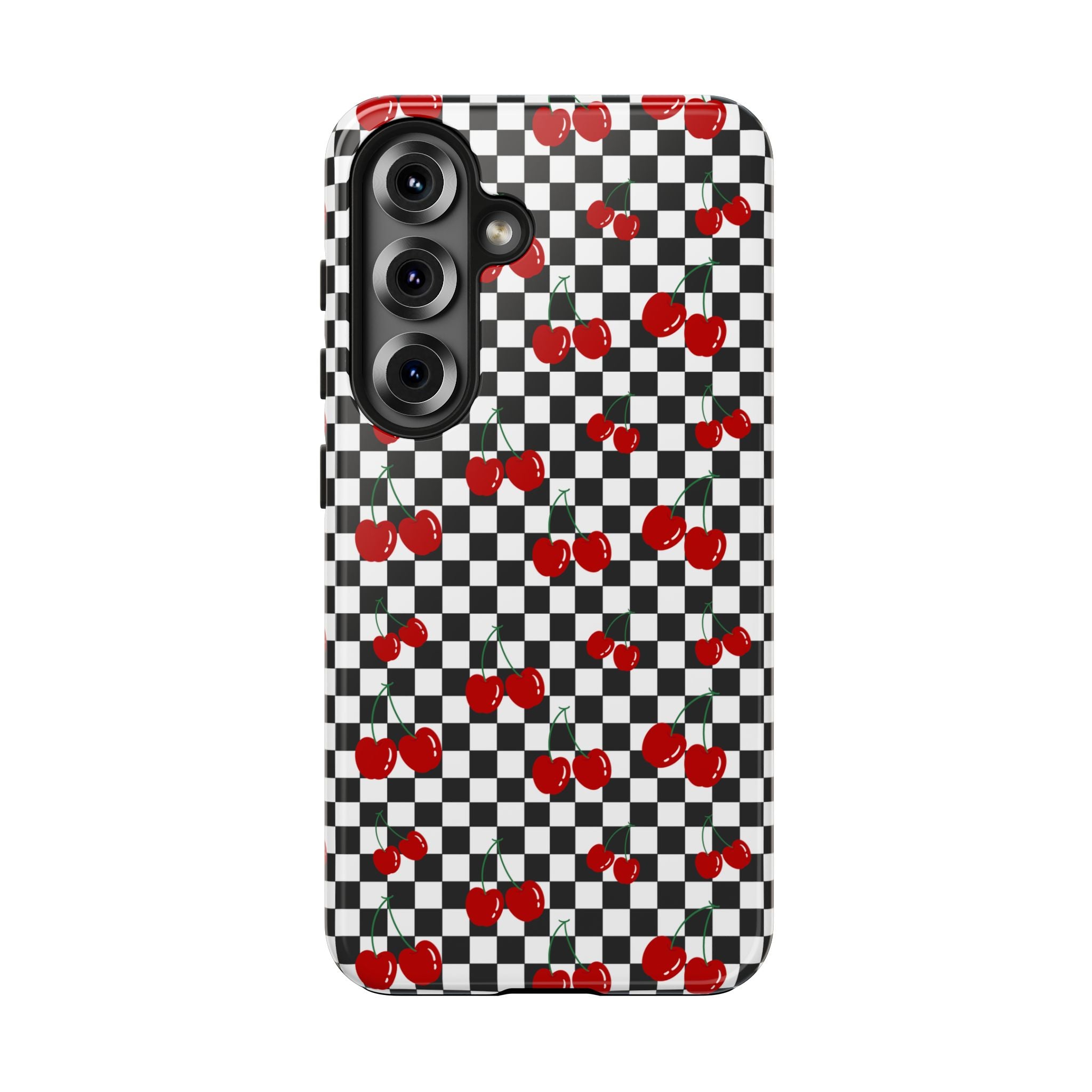 Black and White Checkered Cherries