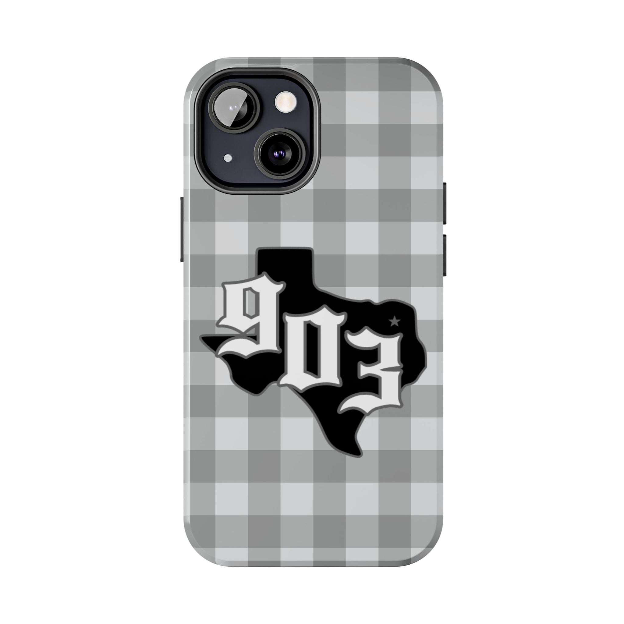 903- Gray Checkered