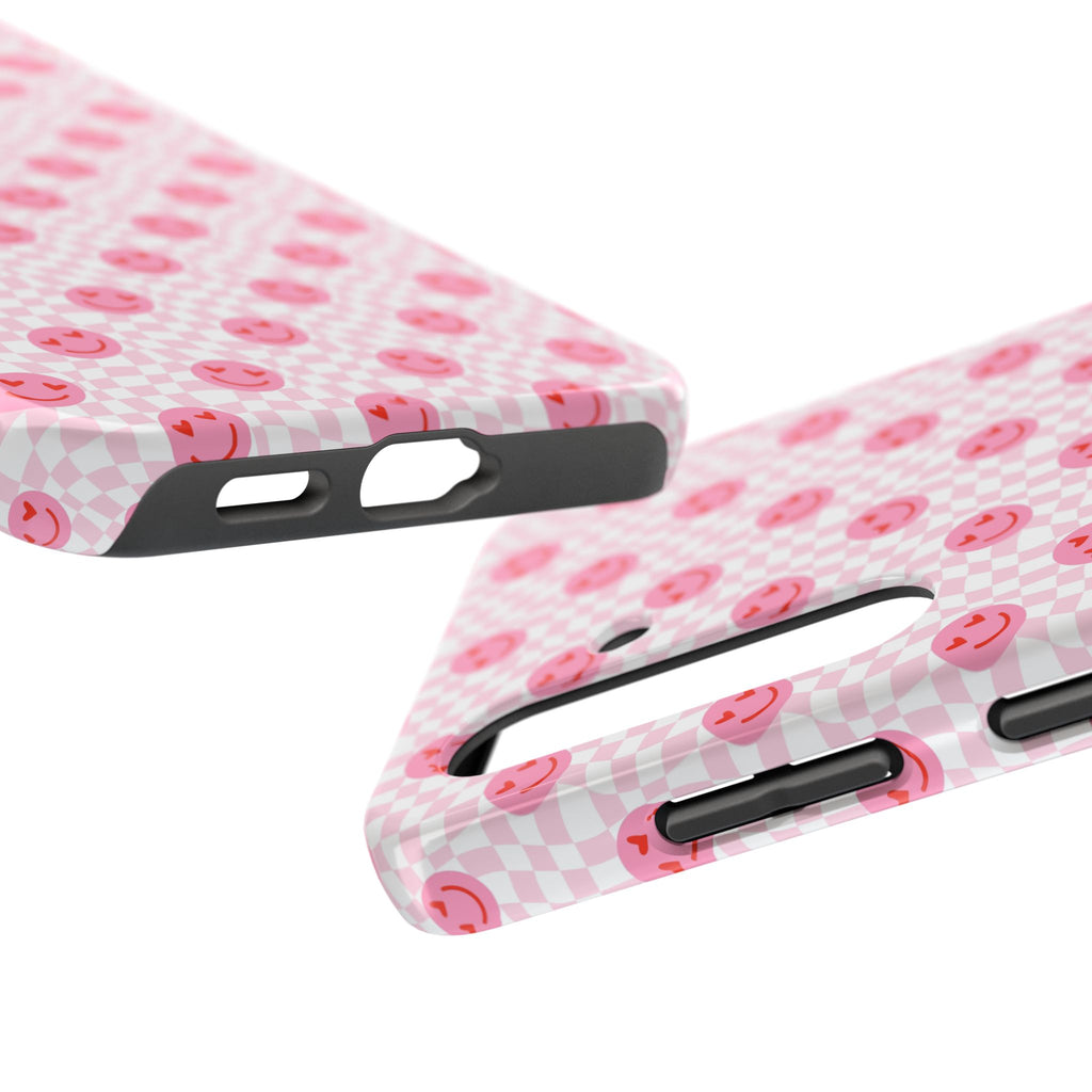 Pink Smiley Phone Case